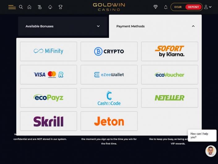 GoldWin Casino Review 3
