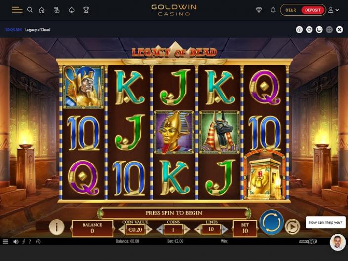 GoldWin Casino Review 4